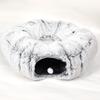 Cat Tunnel Bed Pet Playground Toy Soft Plush Material Full Moon Shape Suitable For Small Cats