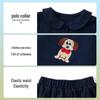 ASK JUNIOR Mädchen T-Shirt mit Puppenkragen & Blütenrock Set