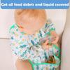 Long Sleeve Waterproof Bib Set 2 Pack Adjustable Size No Fluorescent Agent 6-36 Months Flamingo Cactus