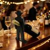 Cowboy Figure Bottle Stand 3D Printed Wine Rack, Creative Holder, Stable Desktop Artistic Support Art Ornament for Home Kitchen Dining Table