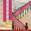 Double Happiness Wedding Stair Decor: Groom & Bride Side Pendant