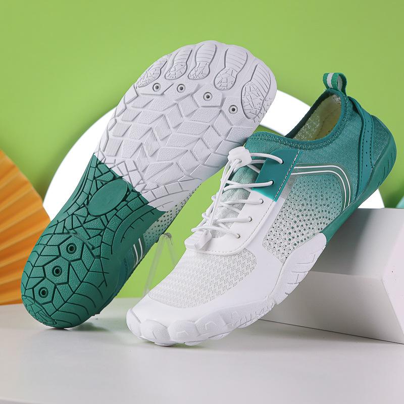 

2025 новые кроссовки для ручья мужские быстросохнущие дышащие нескользящие пятипалые туфли для улицы, пляжа, дайвинга, рыбалки, для ходьбы по воде, для плавания 36