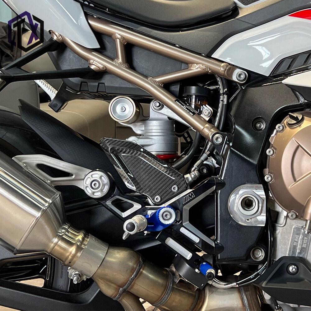 Carbon Fiber Footrest Guard for BMW S1000RR/M1000RR (2019-2022) Raised Assembly