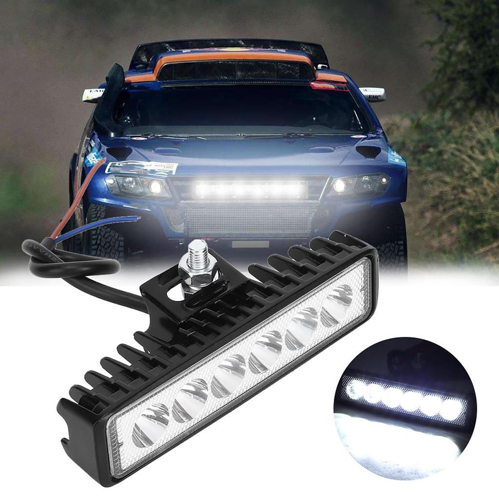 12V 18W 6 LEDs Bar Work Lamp Daytime Running Light Vehicle Modification IP67