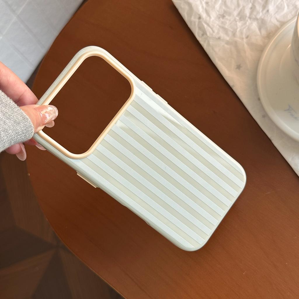 ins wind personalized stripes are suitable for Apple 17Pro mobile phone case iphone16 anti-drop 15 simple niche 14 soft 13