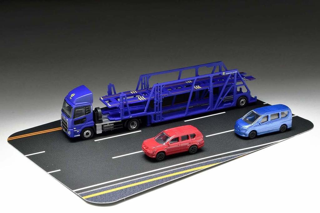 TOMYTEC The Trailer Collection Trecole Nullbiltransportsett A Diorama-rekvisitter