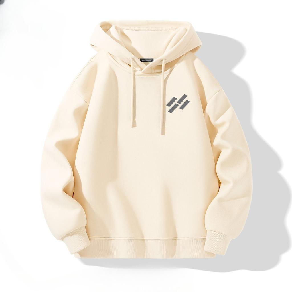 American-style Minimalist Hoodie, 2026 New Style, Men's Autumn and Winter Heavyweight Youth Hooded Top.