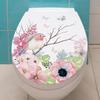 Fish Animals Seabed Ocean Toilet Sticker Bathroom Toilet Cover Sticker Wall Stickers Wc for Home Decoration Restroom Decor