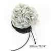Fabric Flower Choker Necklace Handcrafted Blossom Tie Adjustable Simple Design Elegant Floral Collar Suitable for Party