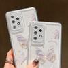 Klarer Fall für Samsung S24 Ultra A54 5G A53 A52 S23 Plus S22 S21 S20 FE A35 A55 A34 A33 A32 A14 A13 Silikon-Schmetterlingsabdeckungen