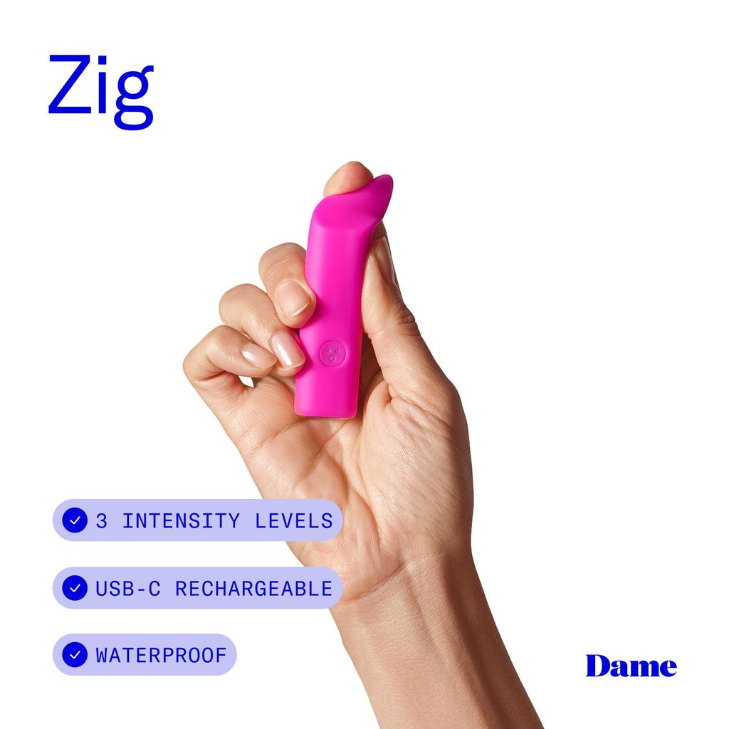 Zig Soft touch strong rotor made of soft silicone Compact size [Dame]