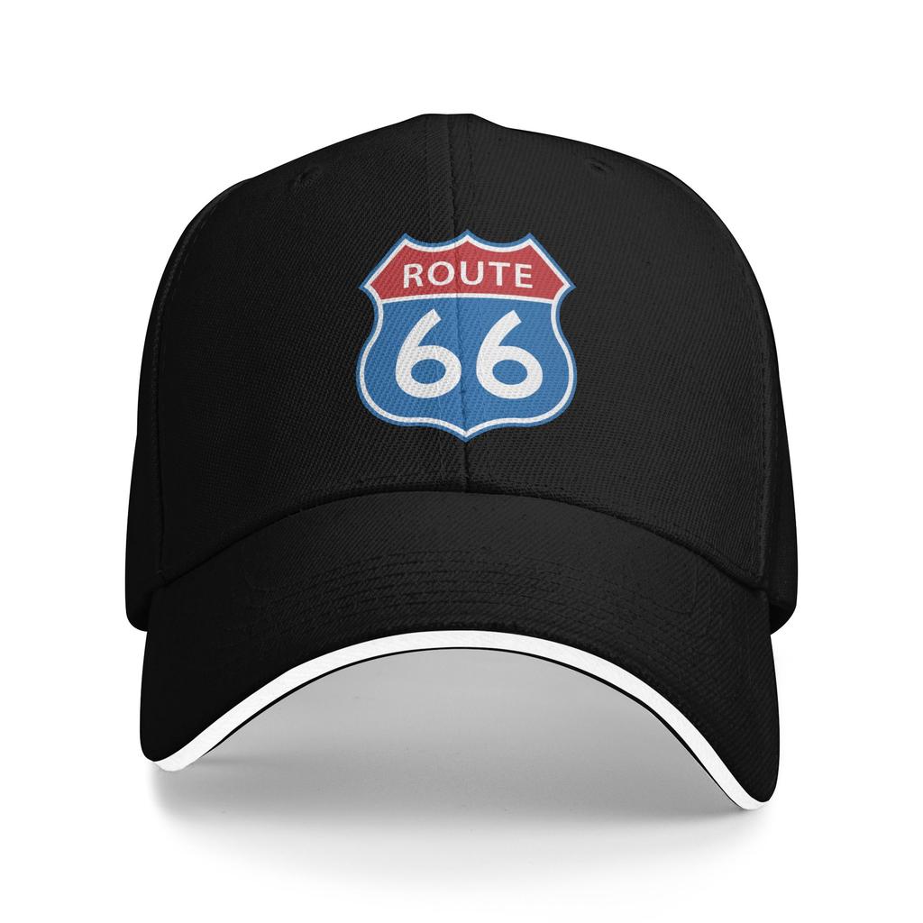 Personalized Americas Highway Route 66 Baseball Cap Hip Hop WoUnisex Unisexs Adjustable  Dad Hat Summer Snapback Caps