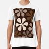 Abstract Flowers Browns and Creams S To 5XL Made In the AU/USA T-Shirt