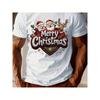 Men's Shirts Santa Claus 3D Print T-Shirt Stretch Fabric with Festive Holiday Design Santa Party Women's Shirts Kids Tshirt