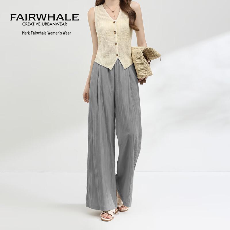 Mark Fairwhale Women's Summer Wide-Leg Pants