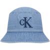 Calvin Klein Trendy Embroidered Light Blue Denim, Cotton, Fisherman Hat, Same Style for Men and Women, Couple Style 4G5019G-VHJ