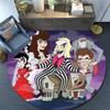 Beetlejuice2,Round Area Rug,Carpet Rug for Living Room Bedroom Sofa Playroom Decor,Non-slip Floor Mat