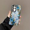 Phone Case for Samsung Galaxy A35 A34 A33 A32 A24 A23 A22 A14 A13 A12 5G Silicone Soft Shell Flower Marble Cover