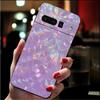 Phone Case For Google Pixel 10 9 Pro XL 9A 8 7 6 Pro Pixel 8A 7A 6A Pixel 8 7 6 5 Iridescent Holographic Blue pink