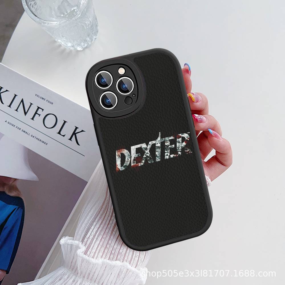 Custodia per Telefono Dexter Morgan Per IPhone 11 12 13 14 15 16 Pro Max Plus Copertura in Pelle