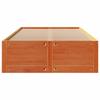 Solid Wood Bed without Mattress with Drawers 120 x 200 cm