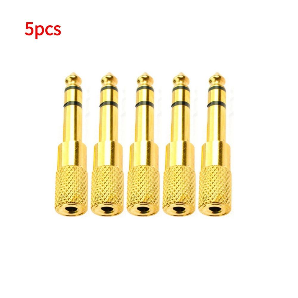 6.5mm Female to 3.5mm Male Jack 3.5 Female to 6.35mm Male Plug Mono Audio Microphone Adapter Converter Aux Cable for Stereo AUX