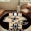 Orleans Saints Logo Round Mat, Anti-slip Circle Carpet Chair Rug For livingroom,Bedroom, Doormat Home Decor Gift Christmas Gifts