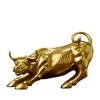 Creative Wall Street Bull Market Ornament Office Decor Bull Craft Statue for Bookcase Wine Cabinet TV Cabinet