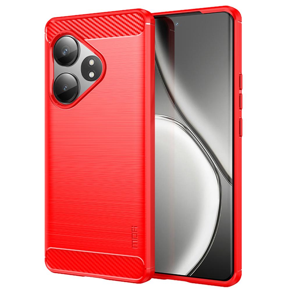 MOFI JK TPU Series-1 For Realme GT 6 5G/GT 6T 5G Case Carbon Fiber Texture Slim TPU Cover