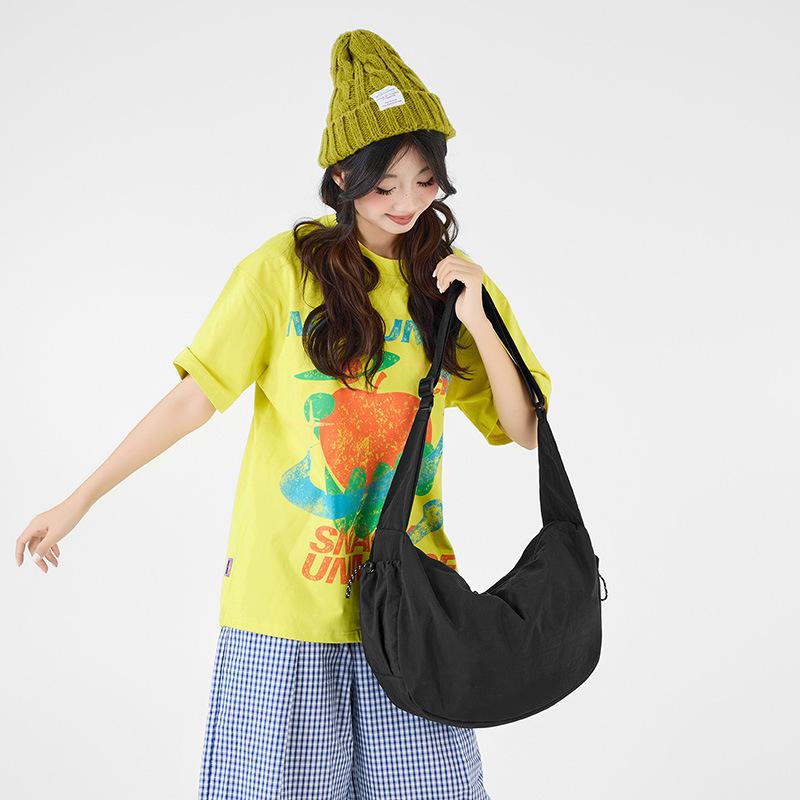 Women's Lightweight Nylon Crossbody Bag Shoulder Tote Bag