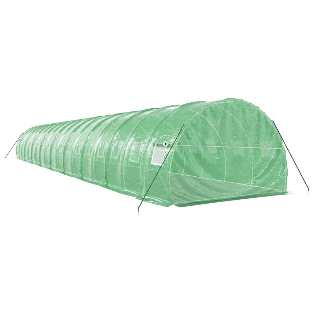 Vidaxl Szklarnia Ze Stalową Ramą, Zielona, 54 M², 18X3X2 M