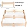 Farm Animal Miniature Set: Horse, Sheep, Cattle, and Pigsty Fences for Kids' Playhouse