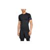 Under Armour UA Rush Crew Neck Training Compressie Shirt Heren tops Zwart 1345196-001