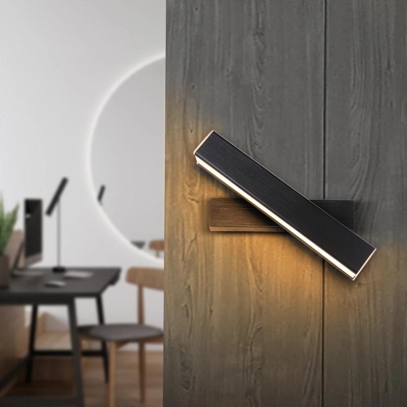 Modern LED Wall Light Hardwares Rotatable Wall Sconces for Bedroom Living Room Indoor Wall Sconces Lighting Fixture Luster