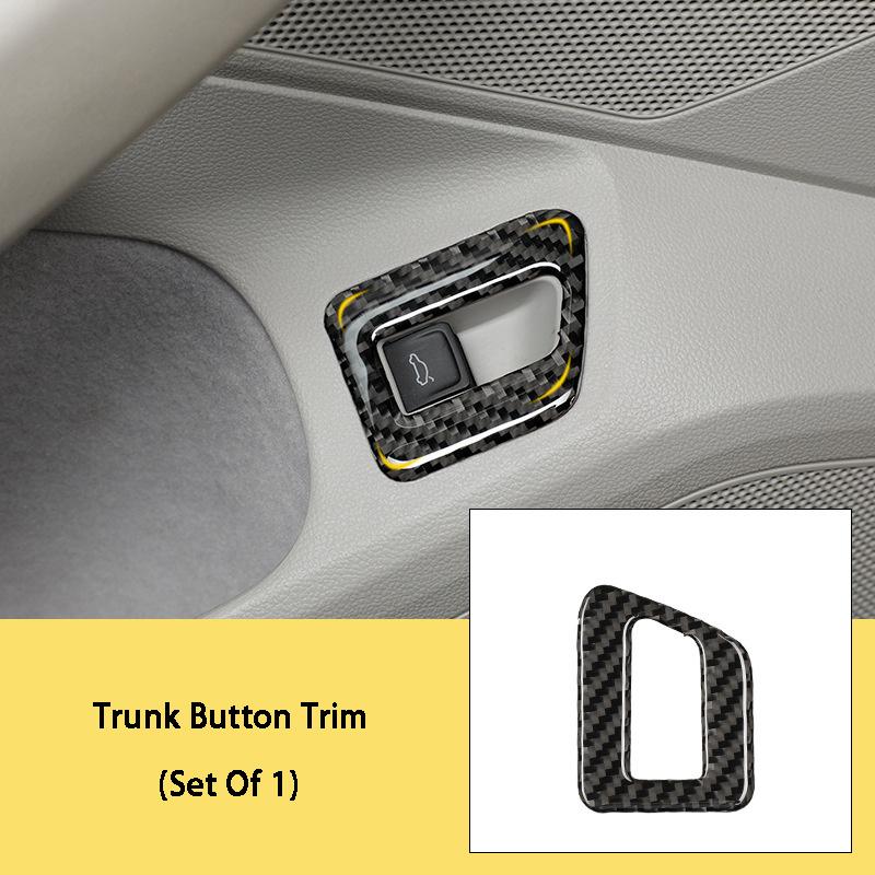 

For Volkswagen ARTEON - Carbon Fiber Texture Gear Panel Cover Interior Trim Sticker Decoration Style Car Accessories D-16