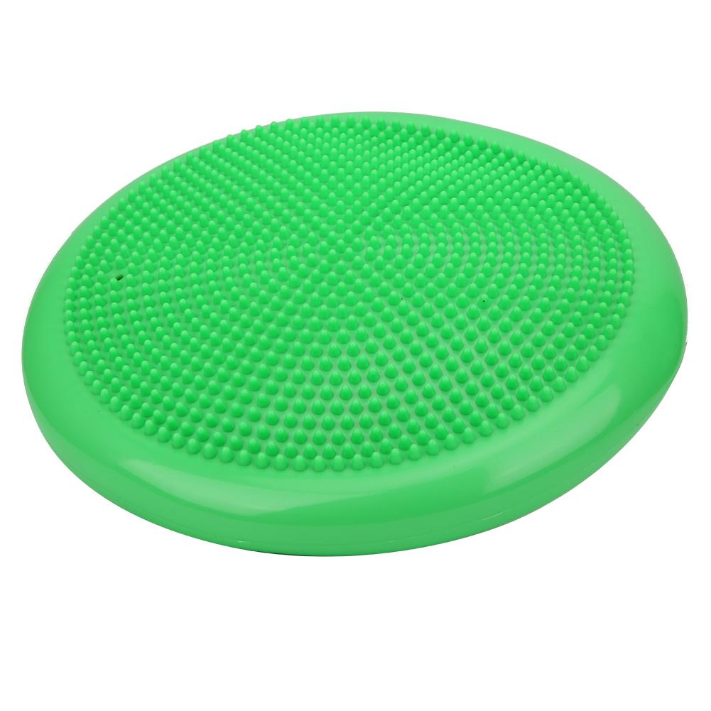 Thickened Yoga Inflatable Cushion Gym Sports Fitness Wobble Massage Balances CushionGreen Diameter