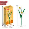 Hot Creative Small Building Block Flower Art Classic Brick Mini Potted Plant Gift For Girls Desk Decoration Simple Assembly Toys