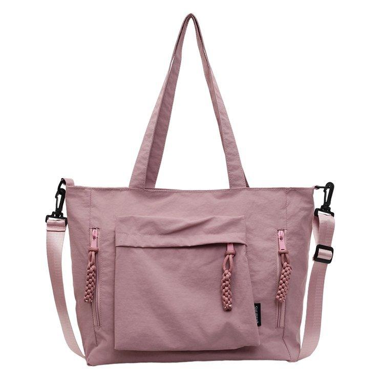 Fashion Casual Canvas Tote Bag Women's New Style Trendy All-match Large Capacity Underarm Bag Commuter Shoulder Bag