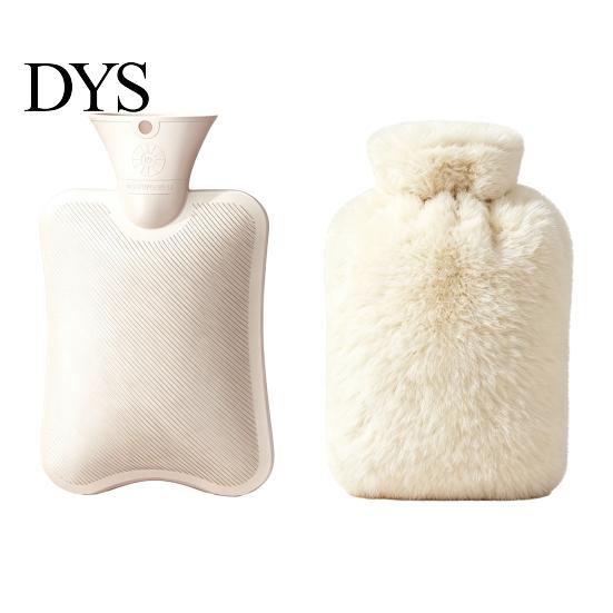 Hot Water Bottle with Washable Cover Plush Cover, 500/1000/2000ML Leak-proof Bag, Cold Compress Pouch for Shoulder, Back, Hand, Legs, Period