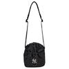 New MLB New York Yankees Nylon Shoulder Bag Mini Unisex Black 3ACRM025N-50BKS