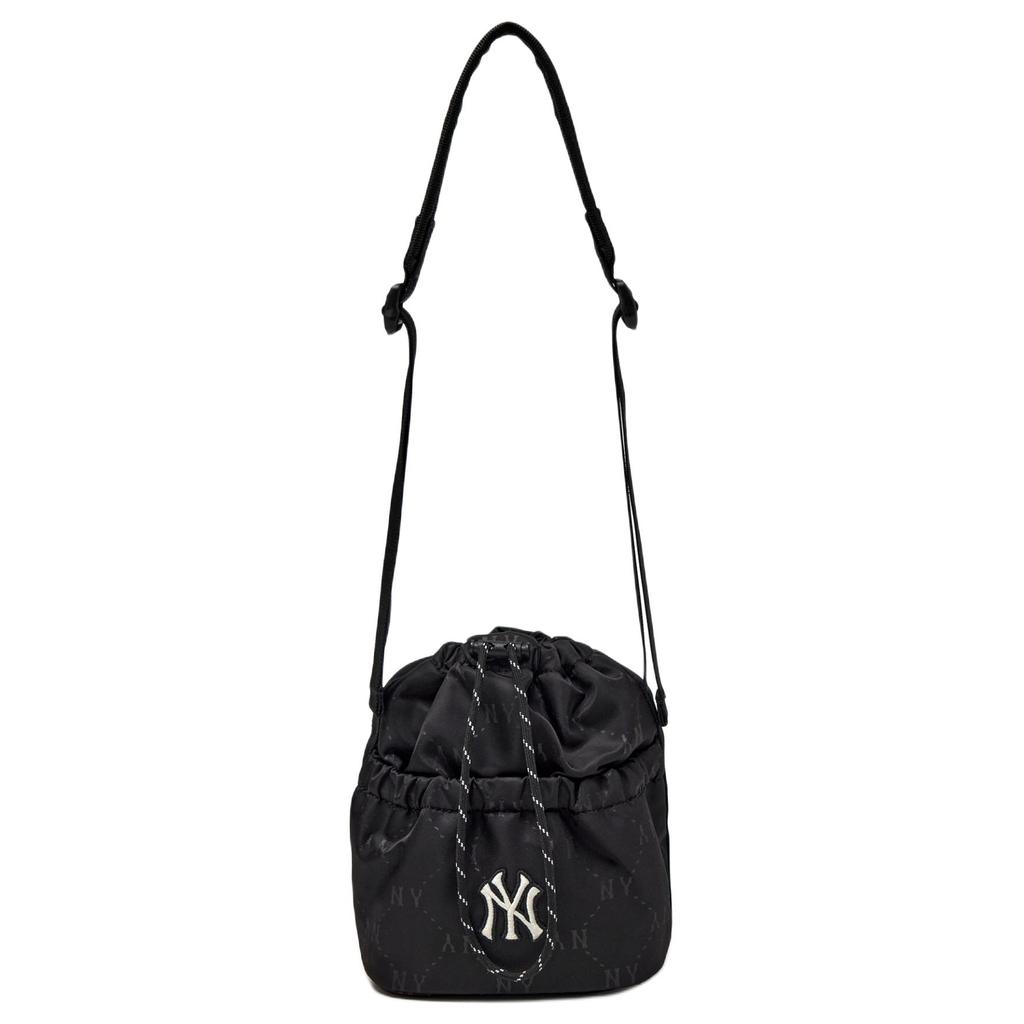 New MLB New York Yankees Nylon Shoulder Bag Mini Unisex Black 3ACRM025N-50BKS