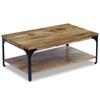 Day and Night - Day and Night Mango Wood Coffee Table 100x60x38 Cm