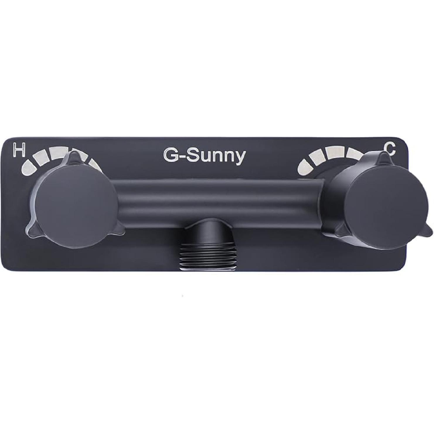 G-Sunny Полностью металлический смеситель для душа RV, клапан смесителя для душа кемпера, сменный клапан-переключатель для душа RV 4 дюйма для внутреннего и наружного душа