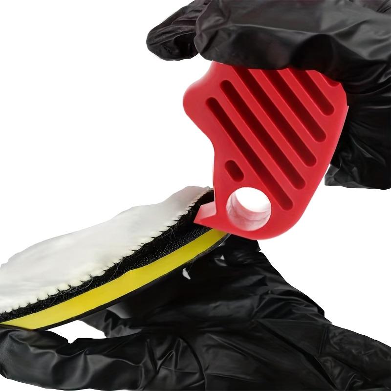 Car Polishing Pad Cleaner Brush Nylon Bristles Polishing Spur Tool Stain Cleaning Brush Quick & Easy Sponge Pad Maintenance
