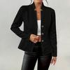 Women's Fashion Solid Color Long Sleeve Button Short Cardigan Coat