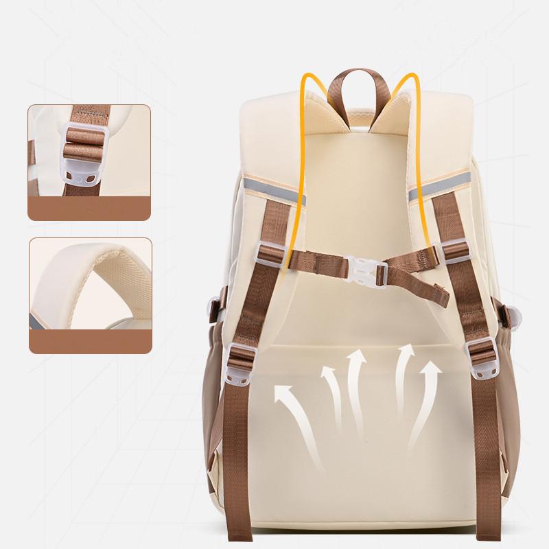 Large Capacity Children Backpack 2025 New College Style Female Leisure Backpacks Junior High School Students School Bags Stitch