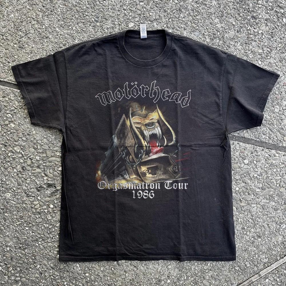 

Motorhead 1987 Orgasmotron Tour Vintage Style Black Unisex TShirt Size S5XL Unisex T-Shirt M
