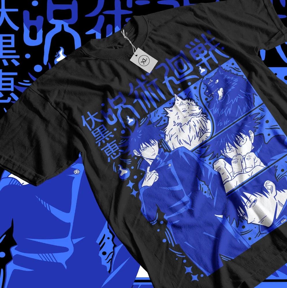 Megumi Fushiguro Tshirt Jujutsu Kaisen JJK Gojo Toji Sukuna Gift Shirt All Size S