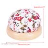 1 pc Wood Bottom Base Needle Pin Cushion Holder, Sewing & Needlework DIY Craft Set PP Cotton Needle Insert Brand New