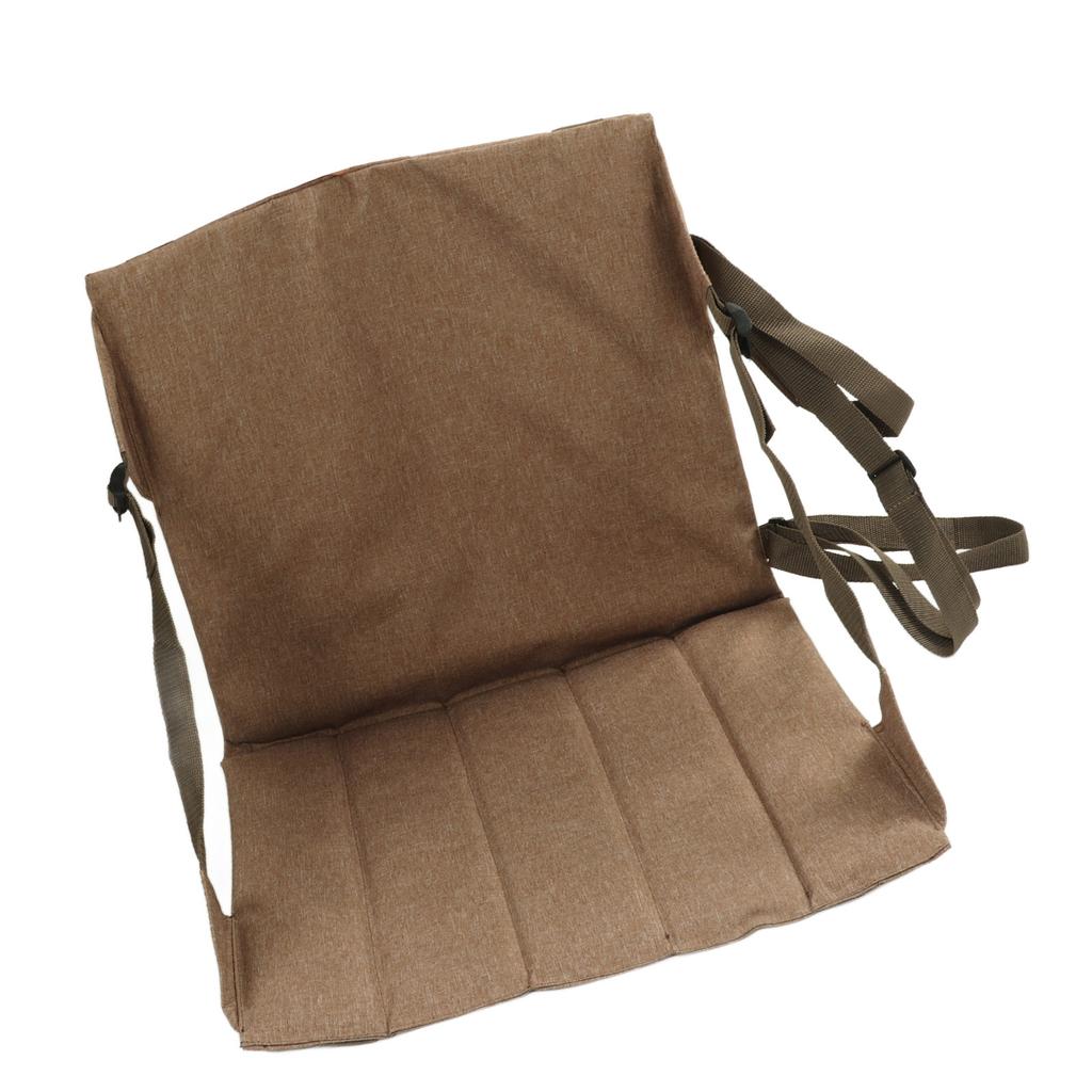 Folding Stadium Cushion 600D Oxford Cloth with Backrest Portable Stadium Seats for Outdoor Camping